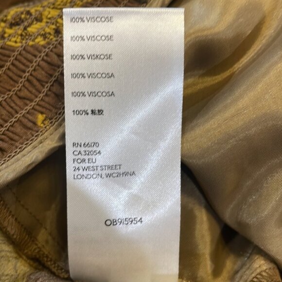 NWT $130 Anthropologie Maeve Terrace Floral Palazzo Pants in size 0! - Picture 6 of 6